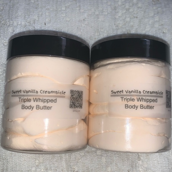 Sweet Vanilla Creamsicle Triple Whipped Body Butter Handmade Small Batches - Picture 9 of 17